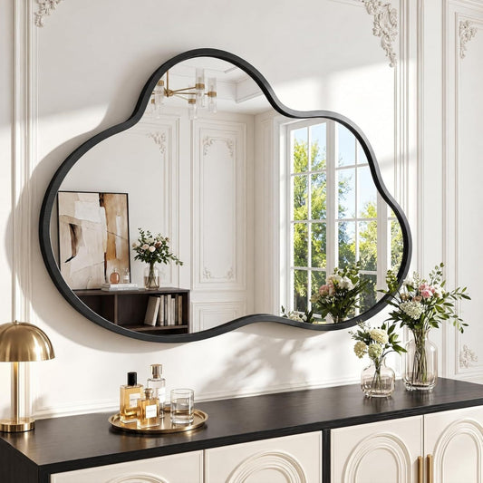 Mobile funzionale struttura in metallo con vetro rovere
