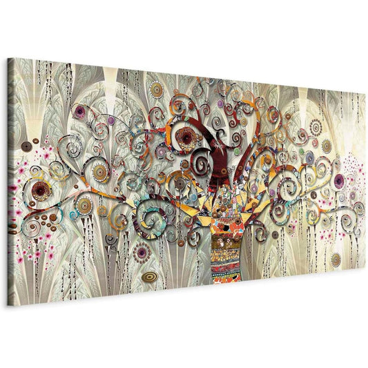 Poster e stampe murando Quadro Moderno Grande Dimensioni Soggiorno, Albero, nero