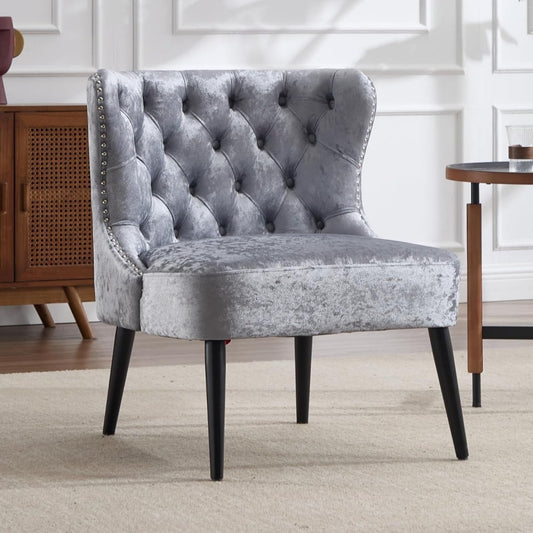 Poltrona confortevole regolabile con braccioli grigio
