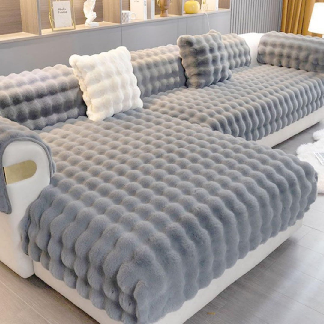 Divano confortevole con ante regolabile grigio chiaro